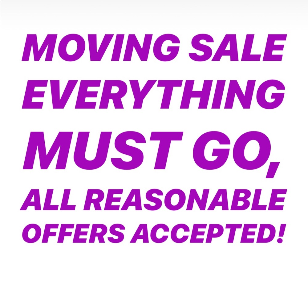 ACCEPTING ALL REASONABLE OFFERS